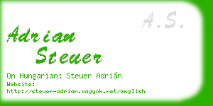 adrian steuer business card